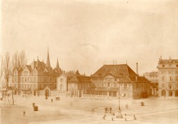 Vevey, Grand’Place, avant 1896 (Musée historique de Vevey)